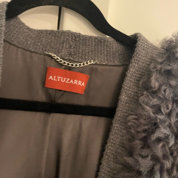 ALTUZARRA SHEARLING COAT - Picture 2 of 5